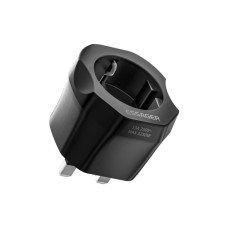Переходник EU to UK 220V black Essager (ECTZH-YCC01-Z)