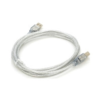 Кабель для принтера USB 2.0 AM/BM 1.8m transparent Voltronic (YT-AM/BM-1.8T)
