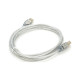 Кабель для принтера USB 2.0 AM/BM 1.8m transparent Voltronic (YT-AM/BM-1.8T)