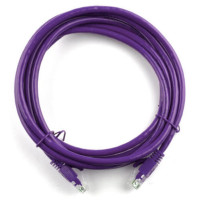 Патч-корд 15м, RJ-45, Cat.5e, CU, медь, фиолетовый Ritar (PCR-CU/15Pe / 14093)