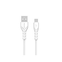 Дата кабель USB 2.0 AM to Lightning 1.0m 3A white Proda (PD-B47i-WHT)