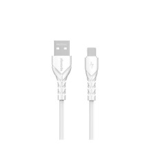 Дата кабель USB 2.0 AM to Lightning 1.0m 3A white Proda (PD-B47i-WHT)