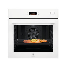Electrolux Electric oven, 72 l, A++, steam, display, convection, telescopic guides, steamer function, white (LOB8S38V)