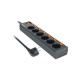 Сетевой фильтр питания REAL-EL RS-6 EXTRA 1.8m, black (EL122300001)