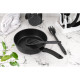 ARDESTO Kitchen utensils set Gemini Gourmet, 5pcs, plastic, black (AR3805GG)