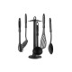 ARDESTO Kitchen utensils set Gemini Gourmet, 5pcs, plastic, black (AR3805GG)