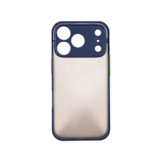 Чехол для мобильного телефона Dengos Matte iPhone 17 Pro Blue (DG-TPU-MATT-171)