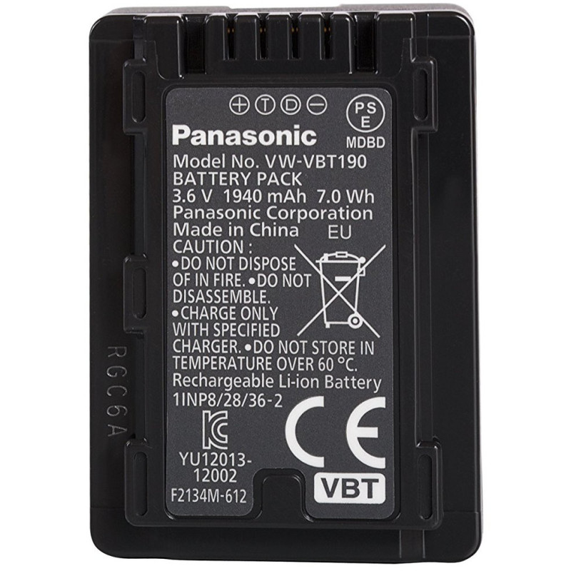 Panasonic VW-VBT190E-K