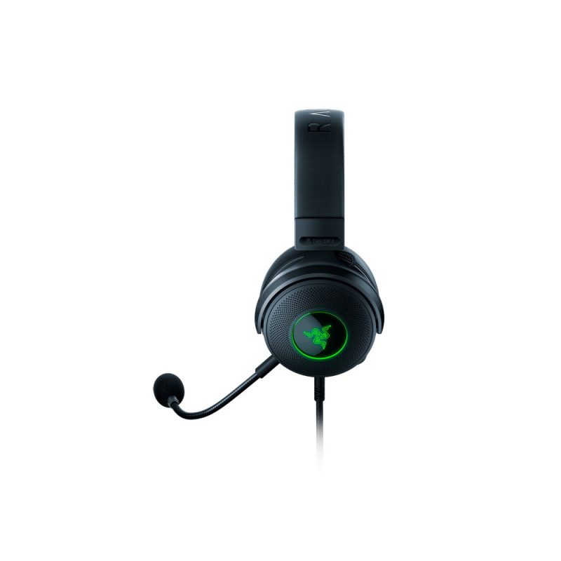 Razer Гарнитура игровая Kraken V3, 7.1, USB-A, RGB, 2м, чёрный (RZ04-03770200-R3M1)