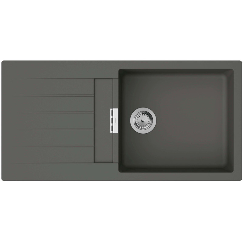 Hansgrohe Kitchen set, granite sink S520-F480 + tap Focus M41, dispenser A41,grey stone-steel (43358400)