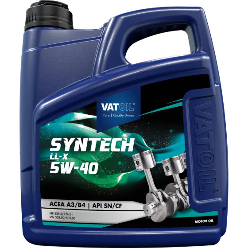 Vatoil Олива моторна SynTech LL-X 5W-40 4л (11-4 LL-X) (50035) (VAT11-4LL-X)