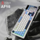 Клавиатура Ajazz AF98 USB UA White/Blue (AF98-GB)