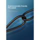 Патч-корд 0.5м, S/FTP cat 8 RJ-45 black Vention (IKABD)