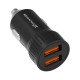 Зарядное устройство Grand-X 1xUSB 2.4A car adapter black (CH-20B)