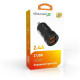 Зарядное устройство Grand-X 1xUSB 2.4A car adapter black (CH-20B)