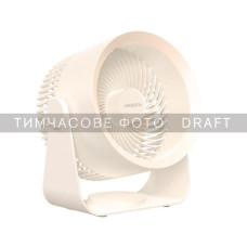 ARDESTO Вентилятор FT-M55BG настільний/настінний, 14см, акумулятор, USB-A Type-C, бежевий