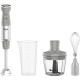 Tefal Блендер заглибний Quickchef+ 1000Вт, 3в1, чаша-800мл, чопер-500мл, турборежим, сріблясто-сірий (HB673B30)