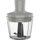 Tefal Блендер заглибний Quickchef+ 1000Вт, 3в1, чаша-800мл, чопер-500мл, турборежим, сріблясто-сірий (HB673B30)