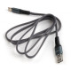 Дата кабель USB 2.0 AM to USB-C 1.0m flat nylon gray Vinga (VCPDCTCFNB1GR)