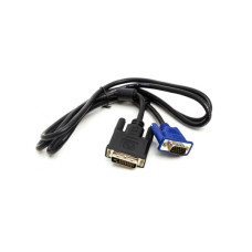Кабель мультимедийный DVI M to VGA M 1.0m 24+5pin PowerPlant (CA911981)