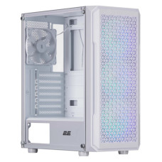 Корпус для ПК 2E Gaming Hexagon G338W, без БЖ, 2xUSB 3.0, 1xUSB Type-C, 1x120mm, 3x120mm ARGB, TG Side Panel, AT (2E-G338W)