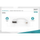 Digitus DisplayPort adapter cable, mini DP - DP M/F, 0.15m, DP 1.2 conform, white (DB-340405-001-W)