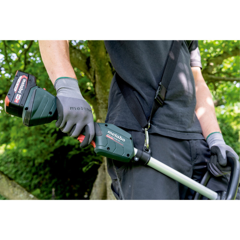 Metabo Тример садовий акумуляторний RTD 18 LTX BL 30, 18В, 30см, нитка 2мм, 0-6500об/хв, 3.4кг, без АКБ та ЗП (601720850)
