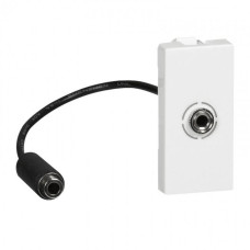 Legrand JACK3.5 PRE-CONNE.1M WH MOSAIC (078779)