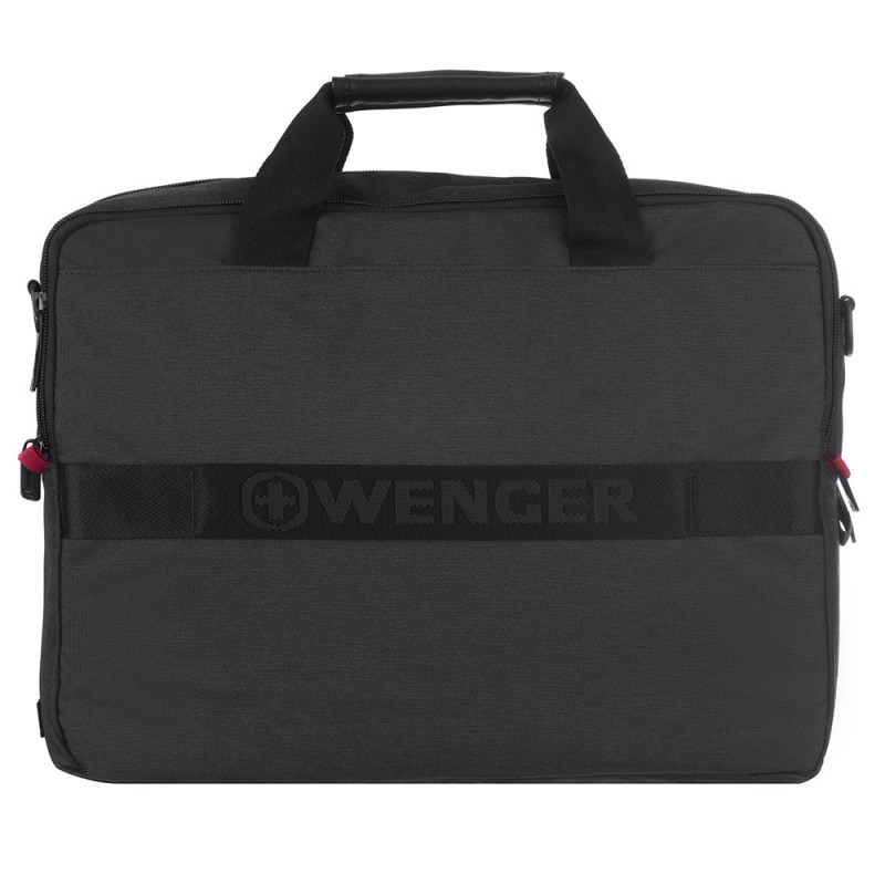 Wenger MX ECO Brief, 16  Laptop Briefcase, Charcoal (612263)