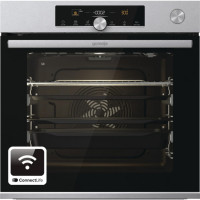 Gorenje Духовой шкаф электрический, 77л, A+,TouchFree, пар, дисплей, Wi-Fi упр, пиролиз, приготовл. на разн. уровнях, нерж (BPSA6747A08XWI)