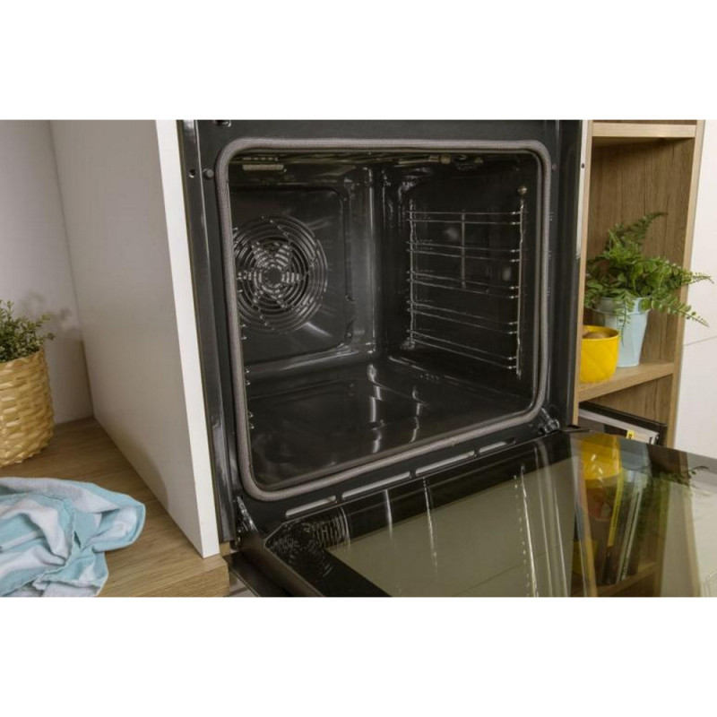 Gorenje Духова шафа електрична, 77л, A+, TouchFree, пара, дисплей, Wi-Fi керування, піроліз, готув. на різн рівнях, нерж (BPSA6747A08XWI)