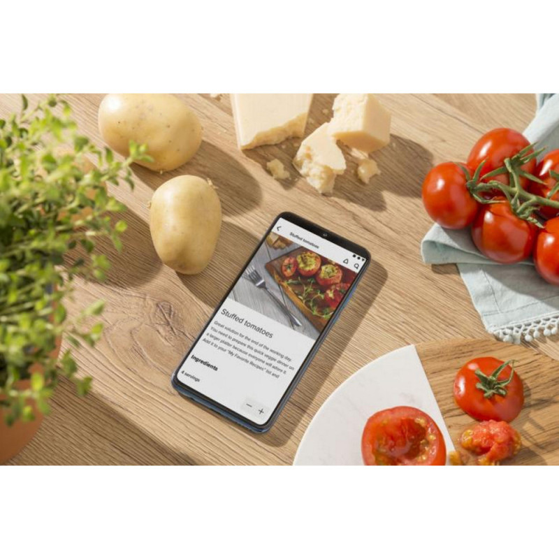 Gorenje Духова шафа електрична, 77л, A+, TouchFree, пара, дисплей, Wi-Fi керування, піроліз, готув. на різн рівнях, нерж (BPSA6747A08XWI)