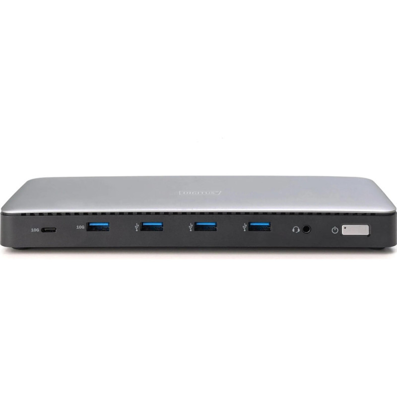 Digitus USB-C Docking Station, 13-Port, 3x HDMI, 2x DP 4x USB-A, 1x USB-C, 1x RJ45, 1x DC, 1x Audio (DA-70918)