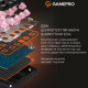 Клавиатура GamePro MK160 V2 Warden QLAB Sakura Linear RGB USB UA White (MK160-V2-BL-QS)