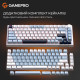 Клавиатура GamePro MK160 V2 Warden QLAB Sakura Linear RGB USB UA White (MK160-V2-BL-QS)