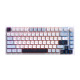 Клавиатура GamePro MK160 V2 Warden QLAB Sakura Linear RGB USB UA White (MK160-V2-BL-QS)