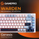 Клавиатура GamePro MK160 V2 Warden QLAB Sakura Linear RGB USB UA White (MK160-V2-BL-QS)