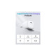 Зарядное устройство Ugreen USB-C PD20W GaN X512 white (55554)