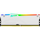Модуль памяти для компьютера DDR5 128GB (4x32GB) 5600 MHz FURY Beast RGB White Kingston Fury (ex.HyperX) (KF556C40BWAK4-128)