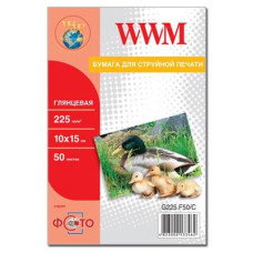Фотобумага WWM 10x15 (G225.F50/C)