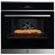 Electrolux Electric oven, 72 l, A+, display, convection, pyrolysis, telescopic guides, black (EOE8P38X)