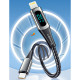 Дата кабель USB-C to Lightning 1.0m 20W Digital Display black Essager (EXCTL-YD01)