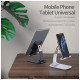 Подставка для планшета и телефона Knight Foldable Desk Mobile Phone Holder Stand (Alloy) White Essager (EZJZM-QS02)