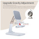 Подставка для планшета и телефона Knight Foldable Desk Mobile Phone Holder Stand (Alloy) White Essager (EZJZM-QS02)