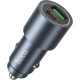 Зарядное устройство HOCO 1xUSB-C PD30W + 1xUSB QC3.0 48W car adapter Z60 gray (6942007642095)