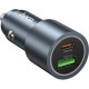 Зарядное устройство HOCO 1xUSB-C PD30W + 1xUSB QC3.0 48W car adapter Z60 gray (6942007642095)