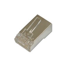 Digitus Modular Plug, for stranded Round Cable, 8P8C shielded, 100 pcs. Pack (DN-MO-8-8-SRS)