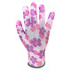 Verto Рукавички робочі Verto, поліестер, р.9, рожевий в квіточку (97H148)