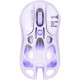 GravaStar Mercury M1 Pro Mouse, magnesium alloy body, Bluetooth/Wi-Fi/USB-A, RGB, Lavender Purple (GRAVASTARM1PRO_PL)