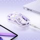 GravaStar Mercury M1 Pro Mouse, magnesium alloy body, Bluetooth/Wi-Fi/USB-A, RGB, Lavender Purple (GRAVASTARM1PRO_PL)
